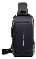 Bolsa de Hombro Antirrobo con Carga USB