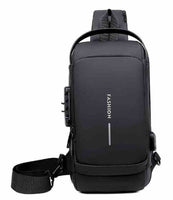 Bolsa de Hombro Antirrobo con Carga USB