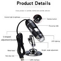 Microscopio Digital 1600x Usb Portatil