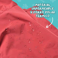 CHAQUETA TÉRMICA IMPERMEABLE PARA PERROS