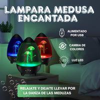 NUEVA LAMPARA MEDUSA EN MOVIMIENTO
