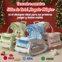 SILLA MECEDORA PARA BEBE CON COMEDERO
