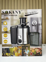 Extractor de Jugos Eléctrico Sokany
