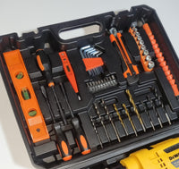 Taladro eléctrico con Kit de herramienta