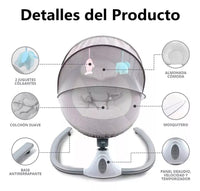 MECEDORA ELÉCTRICA  CON MÚSICA GRIS