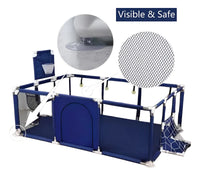 CORRAL PARA BEBE PREMIUM AZUL