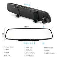A114 Retrovisor Universal Auto 4k