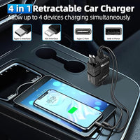 Cargador Para Carro 4 en 1 66W