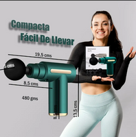 PISTOLA MASAJEADOR PORTATIL 4 CABEZAS